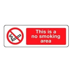 No Smoking Sign -Storage Equipment Store AIG3882901