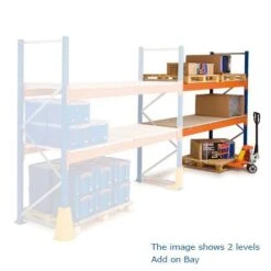 Two Level Pallet Racking Kits (2700w X 1100d) 6 Two Level Pallet Racking Kits (2700w X 1100d) -Storage Equipment Store AIG3883054