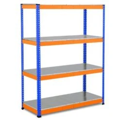 Rapid 1 Heavy Duty Shelving With Galvanised Steel Panel Shelves 37 Rapid 1 Heavy Duty Shelving With Galvanised Steel Panel Shelves -Storage Equipment Store AIG3883130