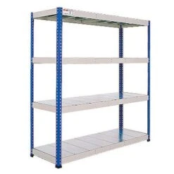 Rapid 1 Heavy Duty Shelving With Galvanised Steel Panel Shelves 40 Rapid 1 Heavy Duty Shelving With Galvanised Steel Panel Shelves -Storage Equipment Store AIG3883145