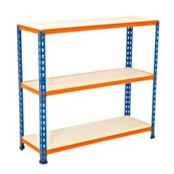 Rapid 2 Medium Duty Shelving With Chipboard Shelves -Storage Equipment Store AIG3883273