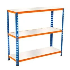 Rapid 2 Medium Duty Shelving With Melamine Shelves 37 Rapid 2 Medium Duty Shelving With Melamine Shelves -Storage Equipment Store AIG3883287