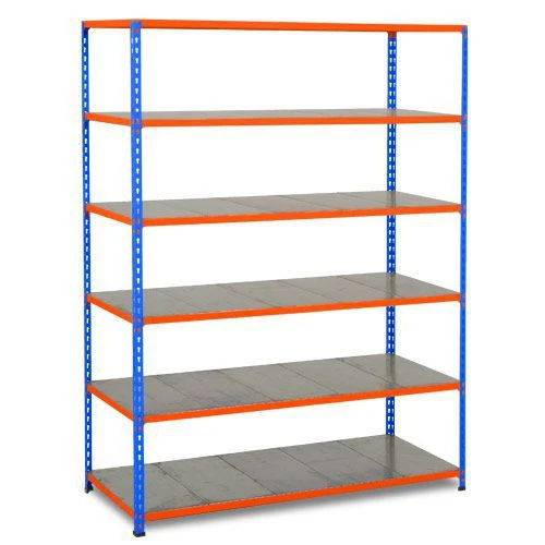 Rapid 2 Medium Duty Shelving With Galvanised Steel Steel Panel Shelves 6 Rapid 2 Medium Duty Shelving With Galvanised Steel Steel Panel Shelves - Image 4