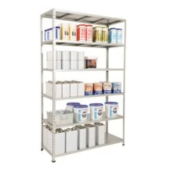 Rapid 2 Medium Duty Shelving With Galvanised Steel Steel Panel Shelves 28 Rapid 2 Medium Duty Shelving With Galvanised Steel Steel Panel Shelves -Storage Equipment Store AIG3883605