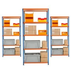 3 Bays Rapid 2 Medium Duty Shelving With 5 Chipboard Shelves - 1830h 915w - Offer