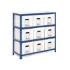 Rapid 2 Storage Bays (990h X 915w) 9 Economy Document Boxes