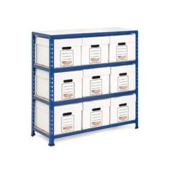 Rapid 2 Storage Bays (990h X 915w) 9 Economy Document Boxes