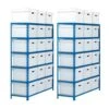 2 Bays Of Rapid 2 Shelving With 6 Shelves With 36 Document Boxes - 1600h 1120w 455d 2 2 Bays Of Rapid 2 Shelving With 6 Shelves With 36 Document Boxes - 1600h 1120w 455d -Storage Equipment Store AIG3883667
