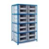 Rapid 2 Shelving (1600h X 915w) 16 Open Fronted Euro Containers -Storage Equipment Store AIG3883669