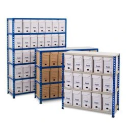Rapid 2 (1600h X 915w) Flip Top Storage Bays With 25 Boxes
