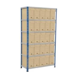 Rapid 2 (1600h X 915w) Flip Top Storage Bays With 25 Boxes -Storage Equipment Store AIG3883694