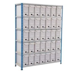 Rapid 2 (1600h X 1220w) Flip Top Storage Bays With 35 Boxes -Storage Equipment Store AIG3883702