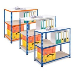 3 Bay Rapid 2 Medium Duty Shelving With 3 Shelves - 840h 915w - Offer