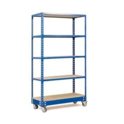 Rapid 2 Medium Duty Mobile Shelving Bay - 1700h With 5 Shelves 17 Rapid 2 Medium Duty Mobile Shelving Bay - 1700h With 5 Shelves -Storage Equipment Store AIG3883717