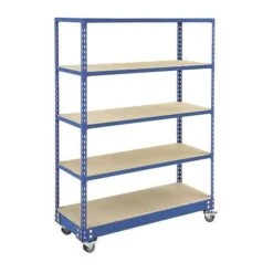Rapid 2 Medium Duty Mobile Shelving Bay - 1700h With 5 Shelves 21 Rapid 2 Medium Duty Mobile Shelving Bay - 1700h With 5 Shelves -Storage Equipment Store AIG3883720