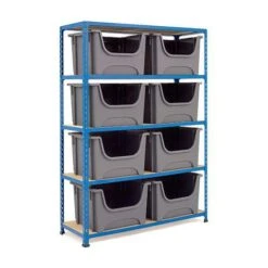 Rapid 2 (1600h X 1120w) Bin Storage Unit With 8 Bins
