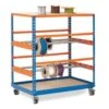 Rapid 2 Mobile Reel Racks (1090h X 915w) In Blue & Orange -Storage Equipment Store AIG3883737