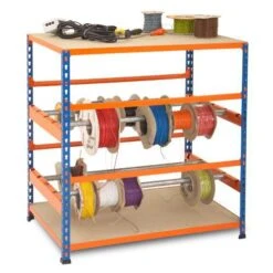 Rapid 2 Mini Reel Racks (990h X 915w) In Blue & Orange