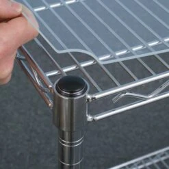 Acrylic Shelf Covers For Chrome Wire Shelving - 915w (Pack Of 2)