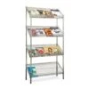 Chrome Wire Literature Display Shelving - 915w 315d With 4 Shelves 1 Chrome Wire Literature Display Shelving - 915w 315d With 4 Shelves -Storage Equipment Store AIG3884099 1