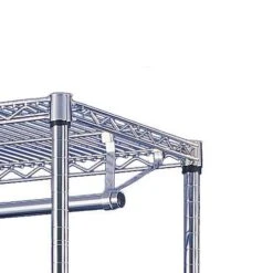 Garment Poles For Chrome Wire Shelving Bays