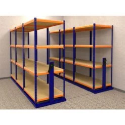 Rapid Mobile Shelving System - 2010h With 5 Shelves 22 Rapid Mobile Shelving System - 2010h With 5 Shelves -Storage Equipment Store AIG3884216