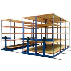 Rapid Mobile Shelving System - 2010h With 5 Shelves 27 Rapid Mobile Shelving System - 2010h With 5 Shelves -Storage Equipment Store AIG3884217