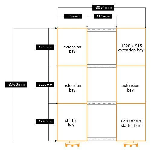 Rapid Mobile Shelving System - 2010h With 5 Shelves 12 Rapid Mobile Shelving System - 2010h With 5 Shelves - Image 10