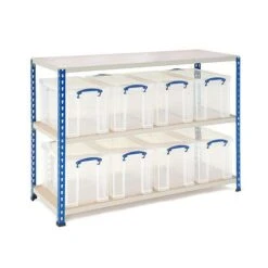 Rapid 2 Storage Bay With Really Useful Boxes - Make Your Selection 28 Rapid 2 Storage Bay With Really Useful Boxes - Make Your Selection -Storage Equipment Store AIG3884256