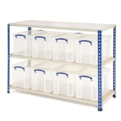 Rapid 2 Storage Bay With Really Useful Boxes - Make Your Selection 30 Rapid 2 Storage Bay With Really Useful Boxes - Make Your Selection -Storage Equipment Store AIG3884257