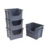Pack Of 5 Pickmaster Storage Containers (50 Litre Capacity)