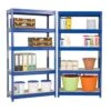 2 Bay Offer - Budget Shelving Blue - 1720h 900w With 5 Shelves 1 2 Bay Offer - Budget Shelving Blue - 1720h 900w With 5 Shelves -Storage Equipment Store AIG3884287