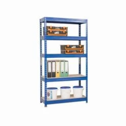 3 Bay Offer - Budget Shelving Blue - 1720h 900w With 5 Shelves