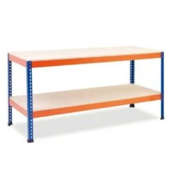 Rapid 1 - Heavy Duty Workbench (1525w) With Full Lower Shelf -Storage Equipment Store AIG3884369 1