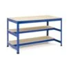 Rapid 1 Heavy Duty Workbench (1525w) With Lower Level Half Shelves -Storage Equipment Store AIG3884384