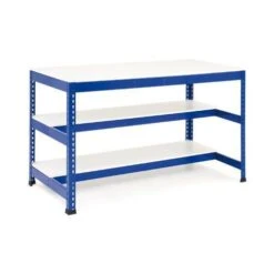 Rapid 1 Heavy Duty Workbench (1525w) With Lower Level Half Shelves -Storage Equipment Store AIG3884393
