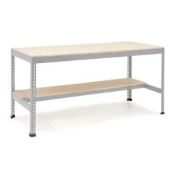 Rapid 1 - Heavy Duty Workbench (2440w) With Lower Half Shelf -Storage Equipment Store AIG3884411