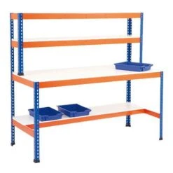 Rapid 1 Heavy Duty Workstation (1830w) With Half Lower Shelf -Storage Equipment Store AIG3884563