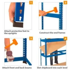 Rapid 1 - Heavy Duty Workbench (1830w) With Lower Half Shelf -Storage Equipment Store AIG3889169 16