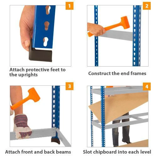 Rapid 1 Heavy Duty Shelving With Melamine Shelves 13 Rapid 1 Heavy Duty Shelving With Melamine Shelves - Image 11