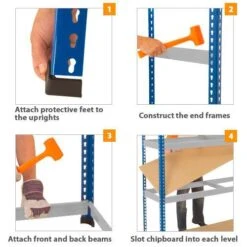 Rapid 1 Heavy Duty Shelving - Up To 800 Kg Per Shelf 31 Rapid 1 Heavy Duty Shelving - Up To 800 Kg Per Shelf -Storage Equipment Store AIG3889170