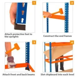 Rapid 1 Heavy Duty Shelving Extra Shelf 28 Rapid 1 Heavy Duty Shelving Extra Shelf -Storage Equipment Store AIG3889171 5