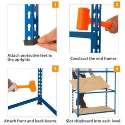 Rapid 2 Single Sided Lever Arch Storage Unit For 50 Foolscap Files (2172h X 915w) -Storage Equipment Store AIG3889173 13