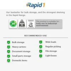 Rapid 1 Document Storage Bays 27 Rapid 1 Document Storage Bays -Storage Equipment Store AIG3889322 16