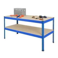 Rapid 1 - Heavy Duty Workbench (1525w) With Full Lower Shelf -Storage Equipment Store AIG3889324 1