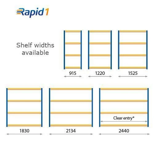 Rapid 1 Standard Duty Shelving With Chipboard Shelves 3 Rapid 1 Standard Duty Shelving With Chipboard Shelves