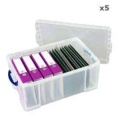 Pack Of 5 Really Useful Boxes - 64 Litres