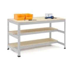 Rapid 1 Heavy Duty Workbench (1525w) With Lower Level Half Shelves -Storage Equipment Store AIG3889502