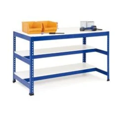 Rapid 1 Heavy Duty Workbench (1525w) With Lower Level Half Shelves -Storage Equipment Store AIG3889505