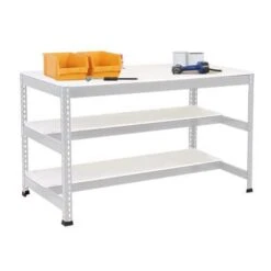 Rapid 1 Heavy Duty Workbench (1525w) With Lower Level Half Shelves -Storage Equipment Store AIG3889507